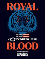 Book the best tickets for Royal Blood - L'olympia - From June 22, 2024 to June 23, 2024