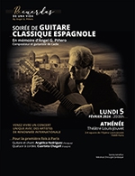 Book the best tickets for Soirée De Guitare Classique Espagnole - Athenee Theatre Louis-jouvet - Gde Salle -  February 5, 2024