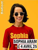 Réservez les meilleures places pour Sophia Aram - Radiant - Bellevue - Le 4 avril 2025