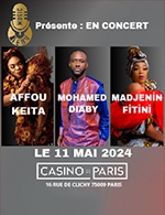 Réservez les meilleures places pour Mohamed Diaby - Affou Keita - Casino De Paris - Le 11 mai 2024
