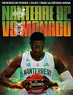 Book the best tickets for Nanterre 92 / As Monaco Basket - Paris La Defense Arena -  February 28, 2024
