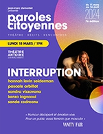 Book the best tickets for Interruption - Theatre Antoine -  March 18, 2024
