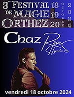 Réservez les meilleures places pour Chaz - Festival De Magie Orthez - Theatre Francis Plante - Le 18 octobre 2024
