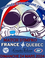 Réservez les meilleures places pour Match D'impro - France Vs Quebec - La Comedie De Toulouse - Le 24 mars 2024