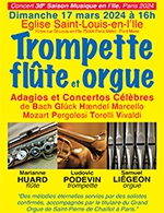 Réservez les meilleures places pour Trompette, Flûte Et Orgue - Eglise Saint Louis En L'ile - Le 17 mars 2024