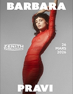 Réservez les meilleures places pour Barbara Pravi - Zenith Paris - La Villette - Le 26 mars 2026 Réservez les meilleures places pour Barbara Pravi - Zenith Paris - La Villette - Le 26 mars 2026