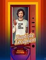 Réservez les meilleures places pour Baptiste Lecaplain - Palais Neptune - Le 16 mars 2023