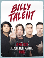 Book the best tickets for Billy Talent - Elysee Montmartre -  May 31, 2023