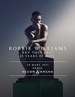 Book the best tickets for Robbie Williams - Accor Arena - From 19 March 2023 to 20 March 2023