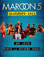 Book the best tickets for Maroon 5 - Paris La Defense Arena -  June 29, 2023