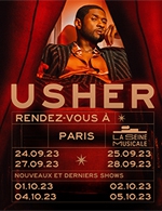 Book the best tickets for Usher-ultimate On Stage Experience (2 Pers – Vip1) - La Seine Musicale - Grande Seine -  September 28, 2023